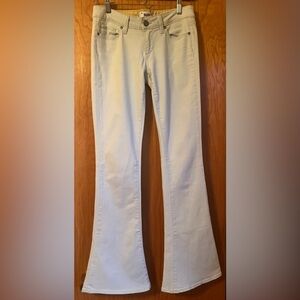 PAIGE Women's Flare Jeans in Light Blue